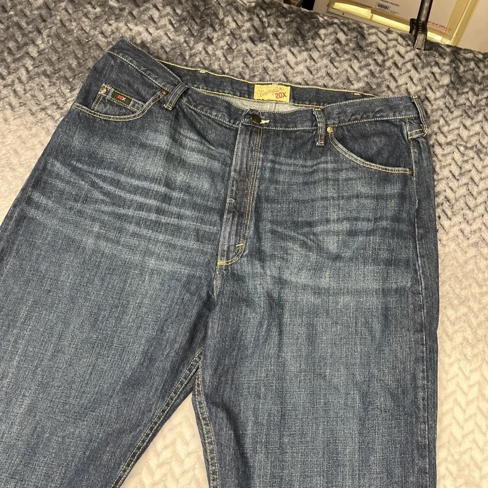 Wrangler 20X Jeans Mens 40x36 Blue Dark Wash 01 Competition Retro Rodeo EUC